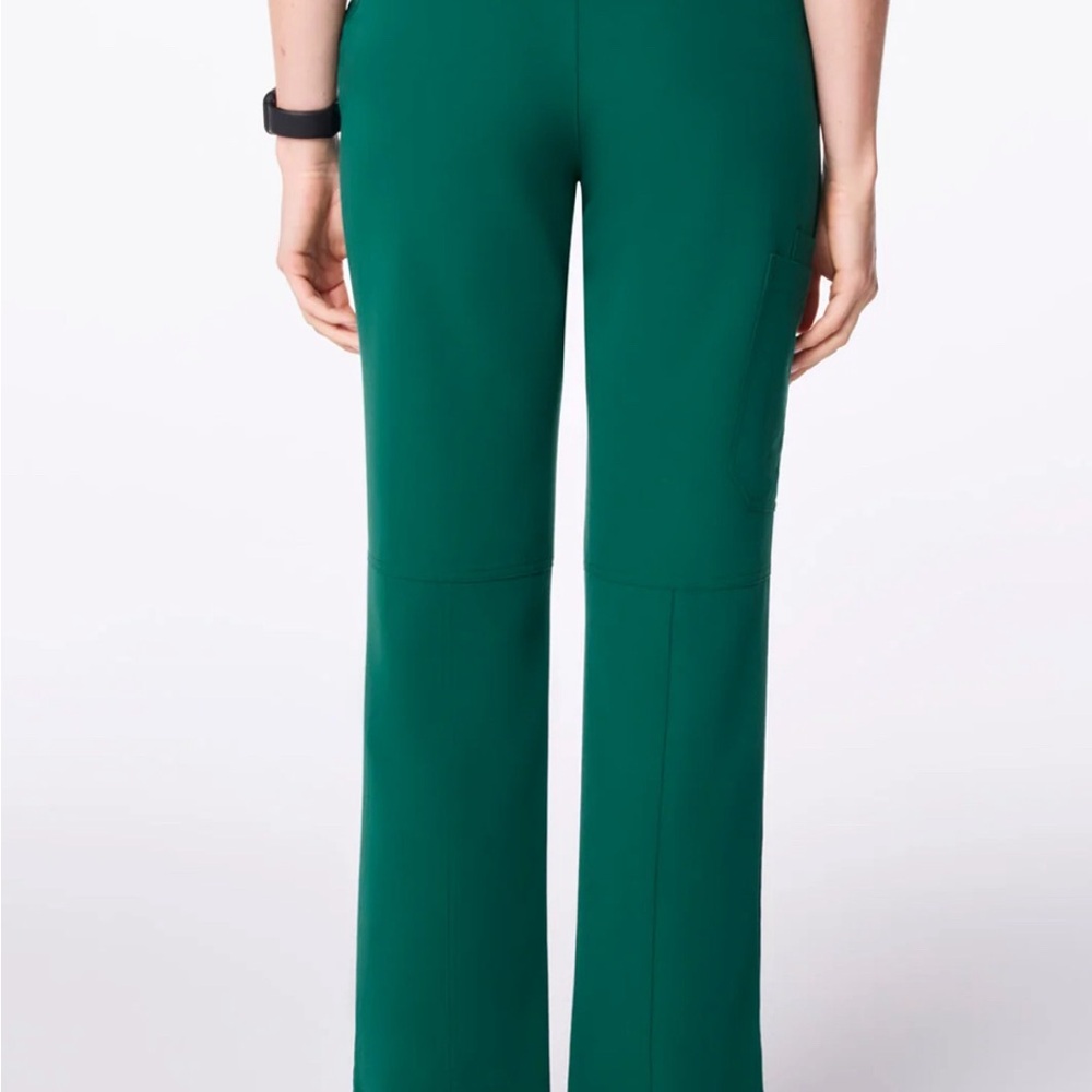 Figs Scrub Hunter Green Kade Cargo Womens Pants Small Petite S/P - Picture 7 of 8